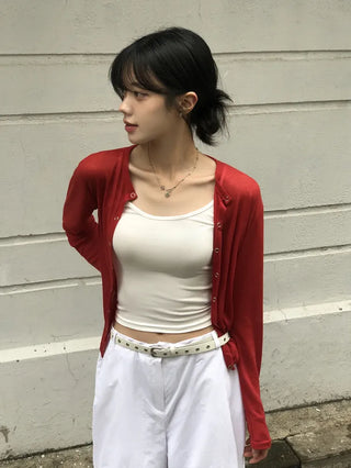 Toto Loose See-through Cardigan Summer Cardigan
