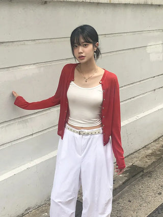 Toto Loose See-through Cardigan Summer Cardigan