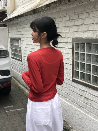 Toto Loose See-through Cardigan Summer Cardigan