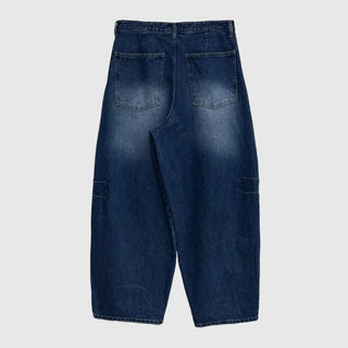 Button-fly Balloon Jeans