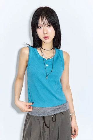 Kenji Button Sleeveless