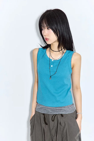 Kenji Button Sleeveless