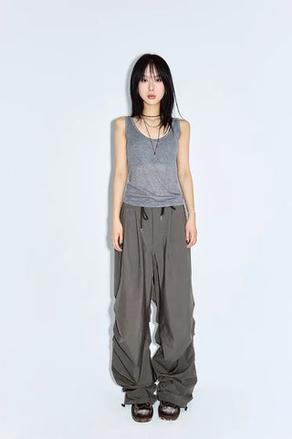Mary Wave Nylon Pants