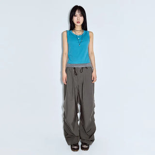 Mary Wave Nylon Pants