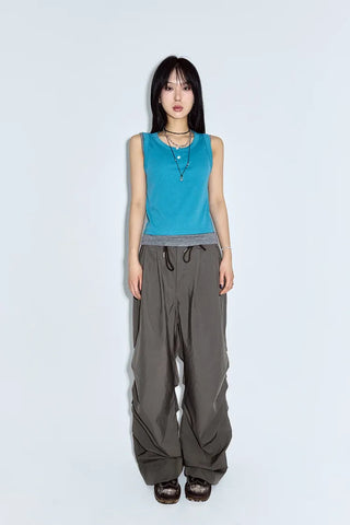 Mary Wave Nylon Pants