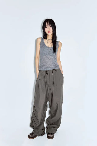 Mary Wave Nylon Pants