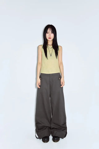 Lav Cotton Roll-up Pants