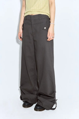 Lav Cotton Roll-up Pants