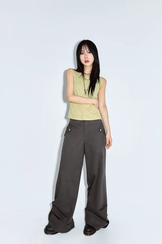 Lav Cotton Roll-up Pants