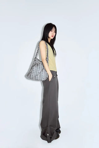 Lav Cotton Roll-up Pants