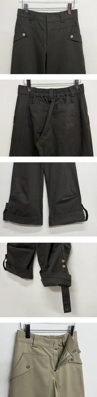 Lav Cotton Roll-up Pants