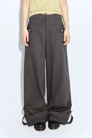 Lav Cotton Roll-up Pants