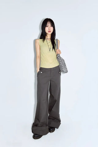 Lav Cotton Roll-up Pants