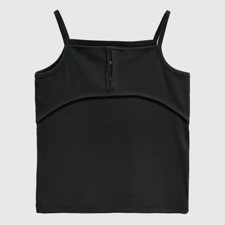 Rose Button Sleeveless