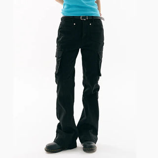 Flare Wash Cargo Pants
