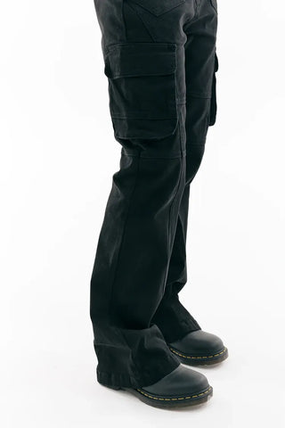 Flare Wash Cargo Pants
