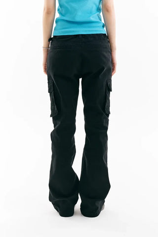 Flare Wash Cargo Pants