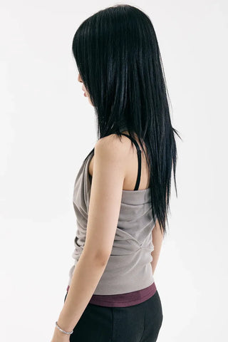 Synth Wrap Halter Sleeveless