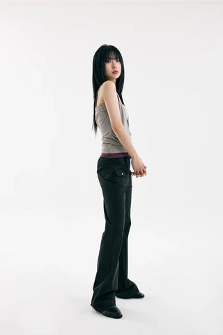 Synth Wrap Halter Sleeveless