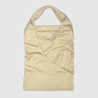 Synth Wrap Halter Sleeveless