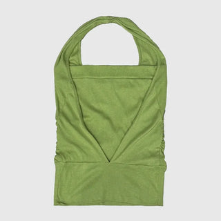Synth Wrap Halter Sleeveless