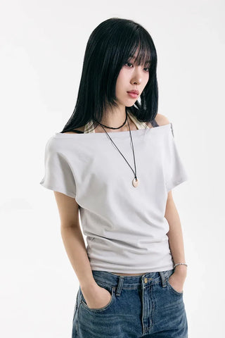Red Snap Short Sleeve Tee