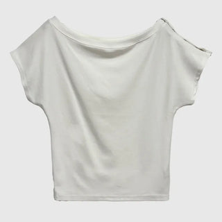 Red Snap Short Sleeve Tee