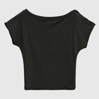 Red Snap Short Sleeve Tee