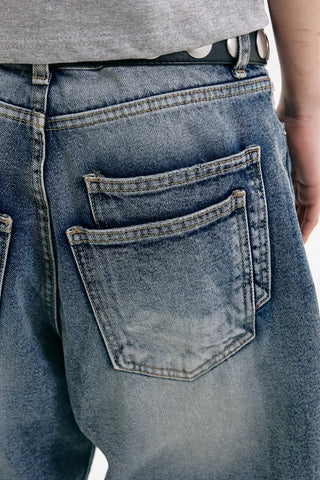 The For Washed Wide Jeans