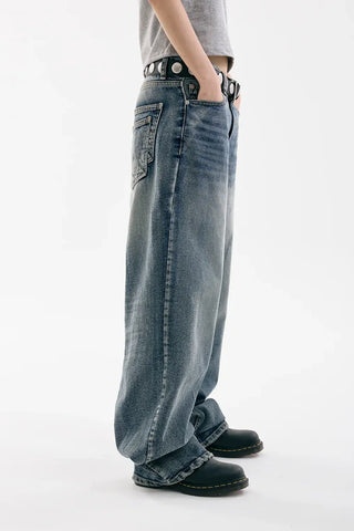 The For Washed Wide Jeans