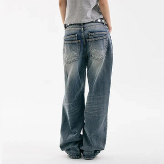 The For Washed Wide Jeans