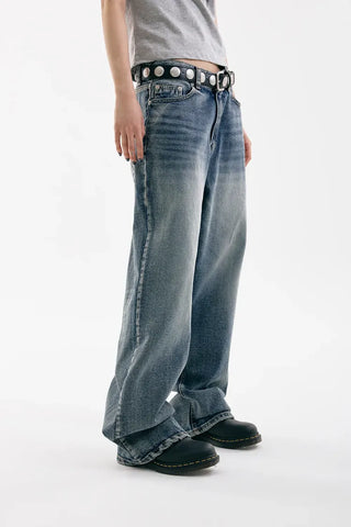 The For Washed Wide Jeans