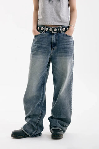 The For Washed Wide Jeans