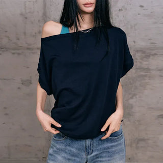Spo Asymmetrical Short Sleeve T-shirt