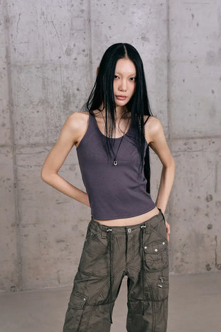 Nunu Ribbed Sleeveless