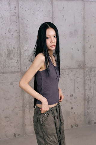Nunu Ribbed Sleeveless
