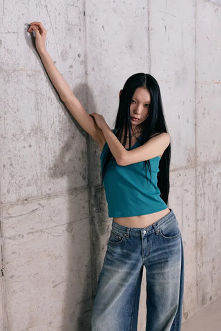 Nunu Ribbed Sleeveless