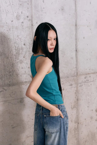 Nunu Ribbed Sleeveless