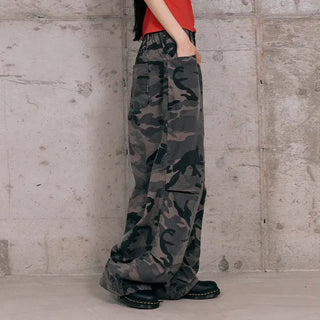 Bass Camo Pintuck Pants