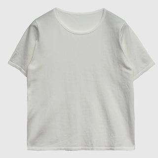 Cotton Knit Short Sleeve Tee