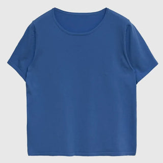 Cotton Knit Short Sleeve Tee