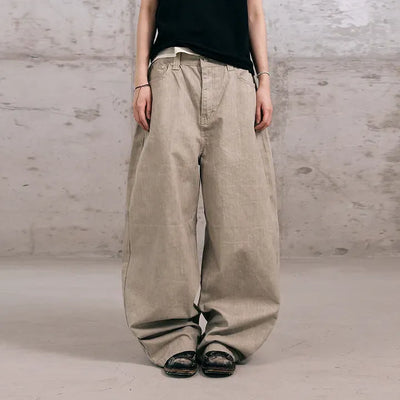 Bucky Herringbone Balloon Pants