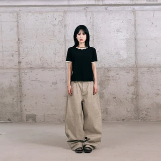 Bucky Herringbone Balloon Pants