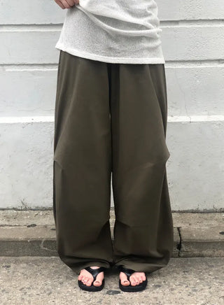 Ray Snap Pintuck Balloon Pants