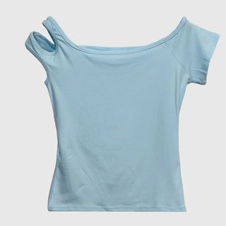 Shape Off-Shoulder Short Sleeve T-Shirt
