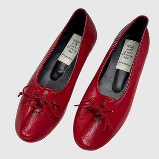 Sole Leather Flat Shoes