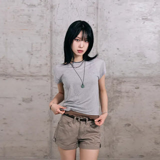 Tencel Boat Neck Summer Short Sleeve