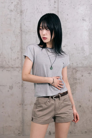 Tencel Boat Neck Summer Short Sleeve