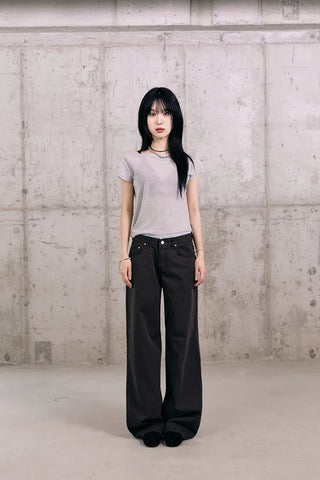 Tencel Boat Neck Summer Short Sleeve