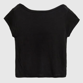 Tencel Boat Neck Summer Short Sleeve